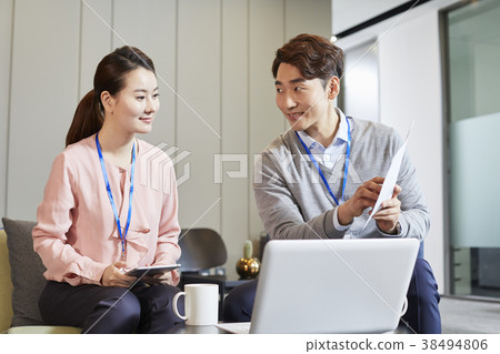 商人，女商人，韓國人 38494806