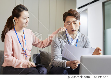 商人，女商人，韓國人 38494846