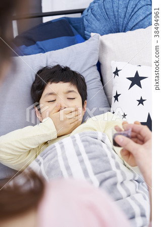 Pain, Cold, Children, Mom, Korean 38494961