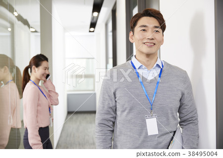 Businessman, Business Woman, Korean 38495004