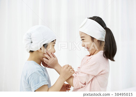 房屋，浴室，生活，兒童，韓國 38495015