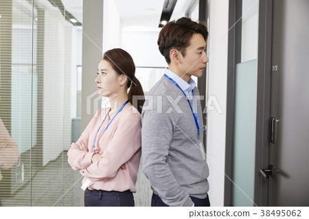 Businessman, Business Woman, Korean 38495062