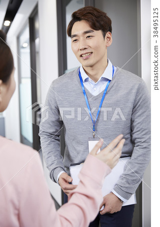 Businessman, Business Woman, Korean 38495125