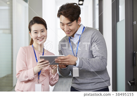 Businessman, Business Woman, Korean 38495155