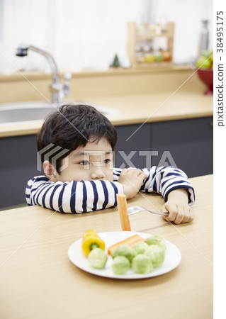 吃，吃，孩子，韓國人 38495175
