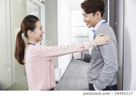 商人,女商人,韓國人 商人,女商人,韓國人 38495217