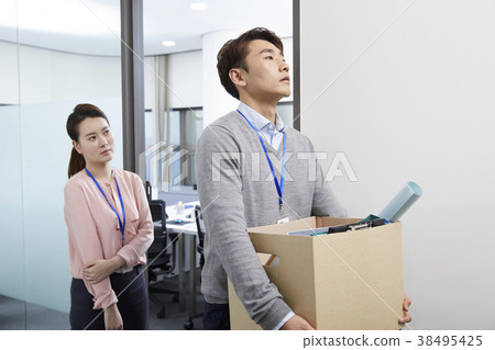 Businessman, Business Woman, Korean 38495425
