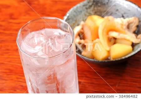 Pizza and snacks of Izakaya shochu 38496482