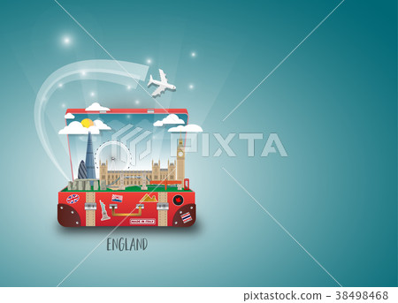 England Landmark Global Travel background. England Landmark Global Travel background. 38498468