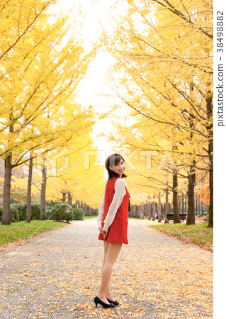 秋葉和婦女 秋葉和婦女 38498882