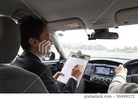 Instructor at a driving school Instructor at a driving school 38499172