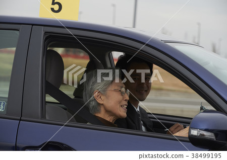 Senior driving school driving Senior driving school driving 38499195