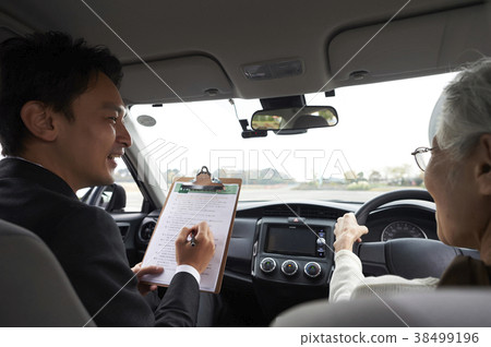 Senior driving school driving Senior driving school driving 38499196