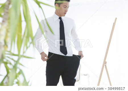 Successful businessman on a diet Successful businessman on a diet 38499817