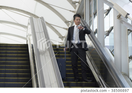 Businessman at the airport Businessman at the airport 38500897