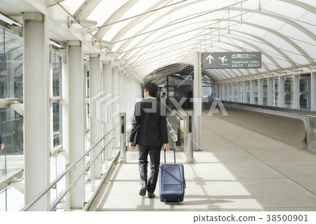 商人在機場 38500901