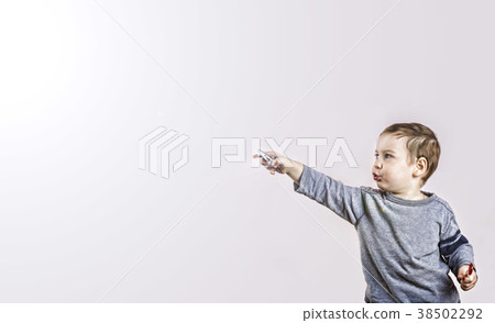 Concept, success, leadership, Little boy Concept, success, leadership, Little boy 38502292