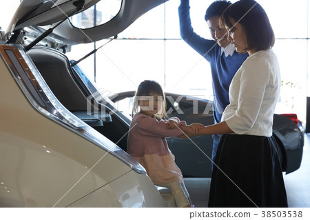 Family considering car dealership purchase Family considering car dealership purchase 38503538