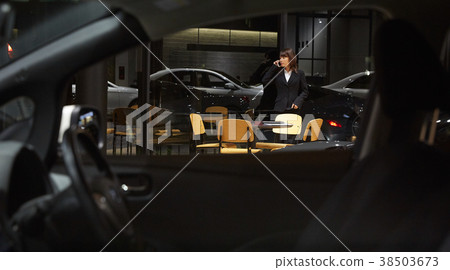 Car dealer overtime female employee 38503673