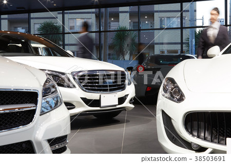 Car dealer showroom Car dealer showroom 38503691