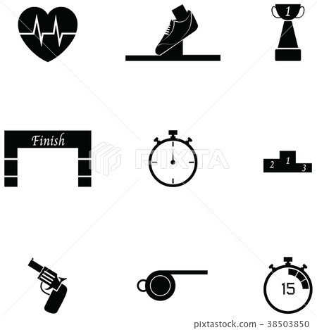 running icon set running icon set 38503850