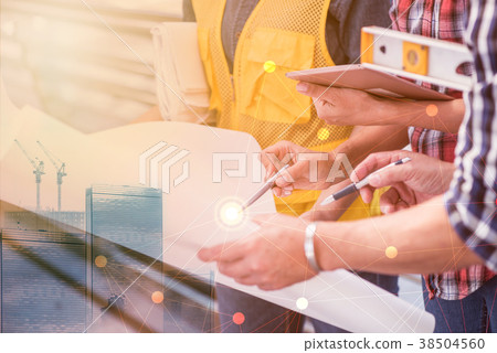 engineers and teamwork, meeting successful project engineers and teamwork, meeting successful project 38504560