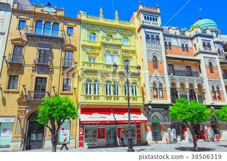 Downtown of the city Seville Downtown of the city Seville 38506319