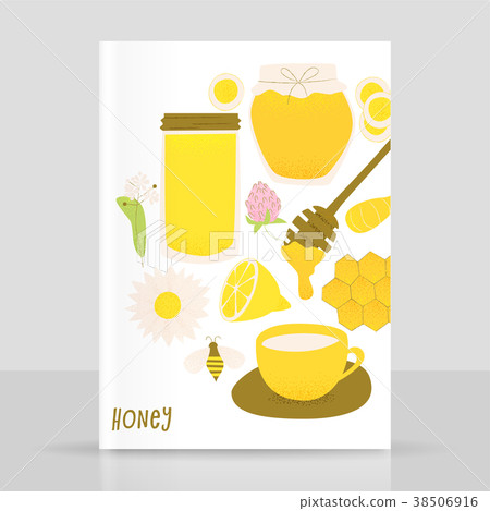 Honey and ginger design concept 38506916
