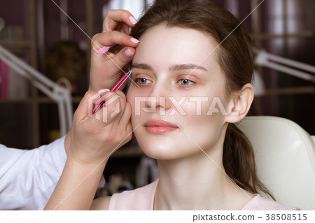 Permanent microblasting tattooing freckles to a 38508515