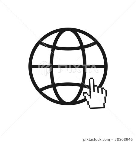 Site favicon with pixalate hand cursor 38508946