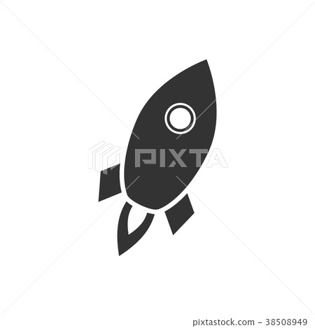 Spacecraft silhouette illustration 38508949