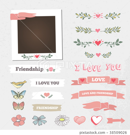 Wedding vector frame 38509026