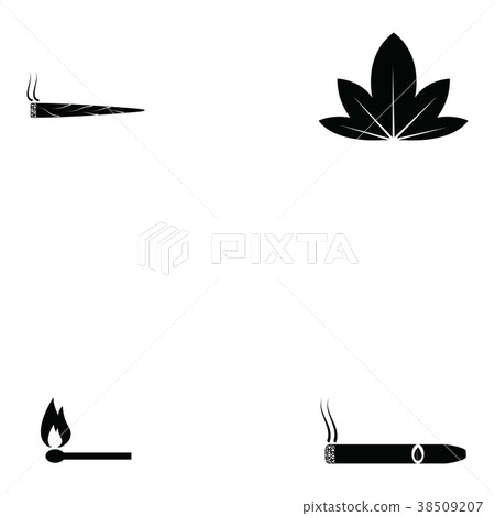 smoking icon set smoking icon set 38509207