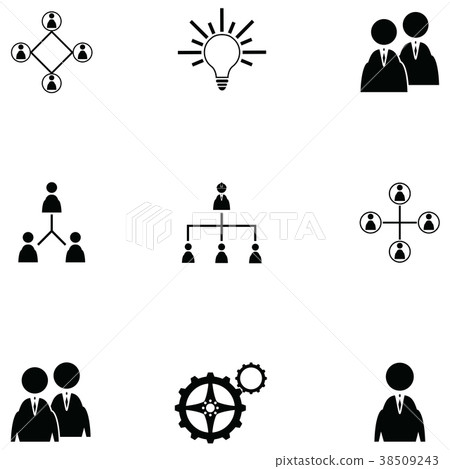 teamwork icon set-插圖素材 [38509243] - PIXTA圖庫