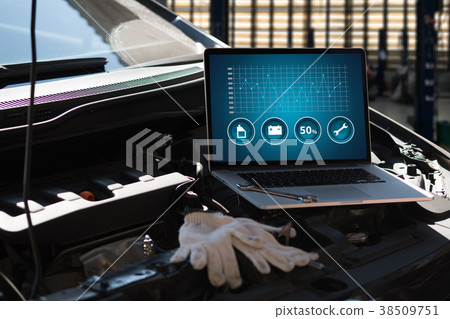 Mechanic repairing Car service concept. repair Mechanic repairing Car service concept. repair 38509751