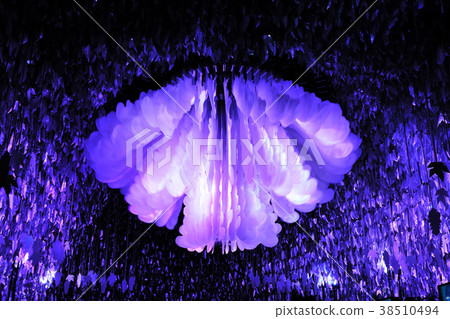 Light show, colorful, light carving, creativity, art, creation, texture, shading 38510494