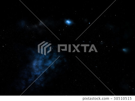 Star field in space and a nebulae Star field in space and a nebulae 38510515
