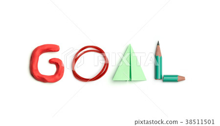 Concept of idea with colorful crumpled paper 38511501