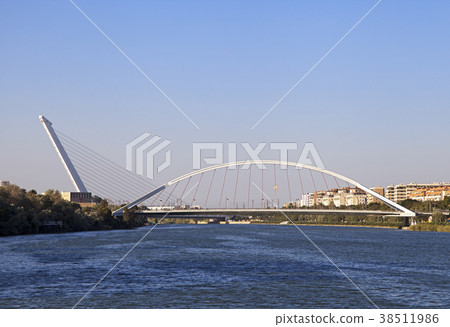 Alamillo bridge over Guadalquivir, Seville 38511986