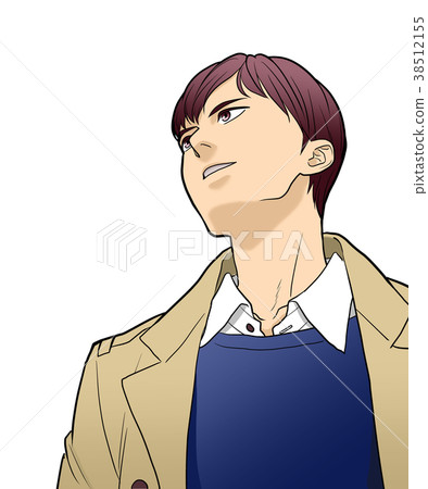 Men looking up (coat) 38512155