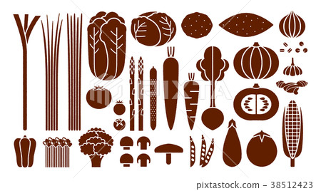 Vegetable illustration _ variation E Vegetable illustration _ variation E 38512423