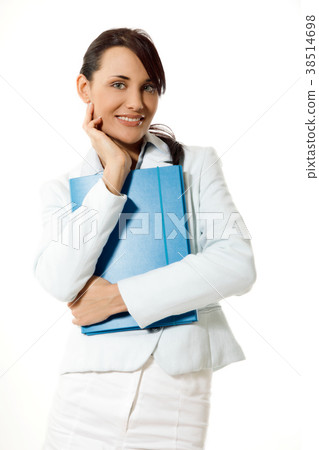 Happy office worker Happy office worker 38514698