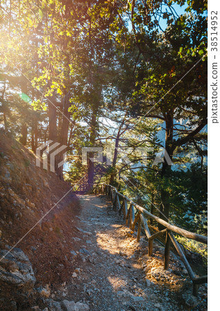 Samaria Gorge in central Crete, Greece Samaria Gorge in central Crete, Greece 38514952