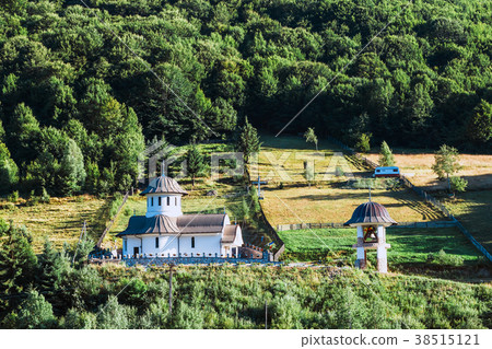 Small orthodox church in the mountains, Romania Small orthodox church in the mountains, Romania 38515121