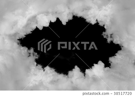 Clouds over black. 38517720