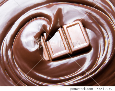 melt chocolate swirl and chocolate bar melt chocolate swirl and chocolate bar 38519959
