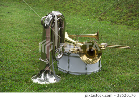 musical instruments on the white background 38520176