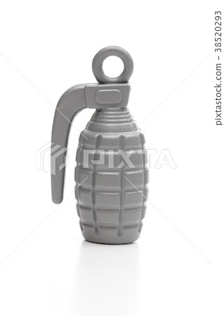grenade on the white background grenade on the white background 38520293