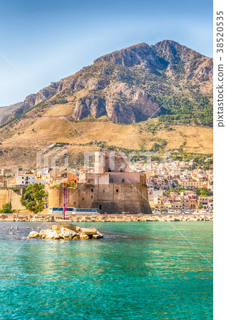 View from the sea of Castellammare del Golfo,Italy 38520535