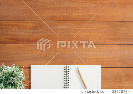 Creative flat lay photo of workspace desk. 38520754